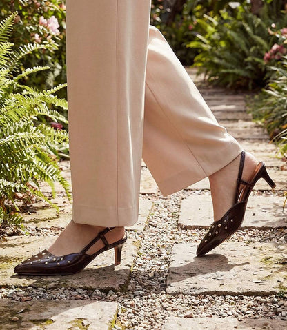 Seychelles Crawford Studded Slingback Heels