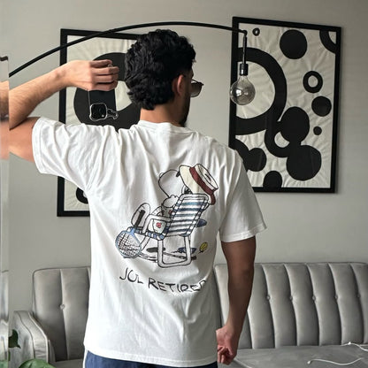 Rare Snoopy Joe Retired Washed White Tee