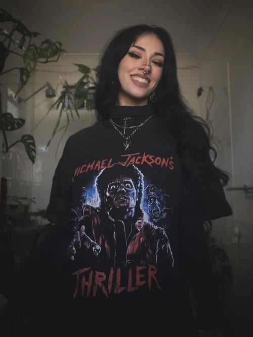 Michael Jackson's Thrilller  - Vintage Black Tshirt
