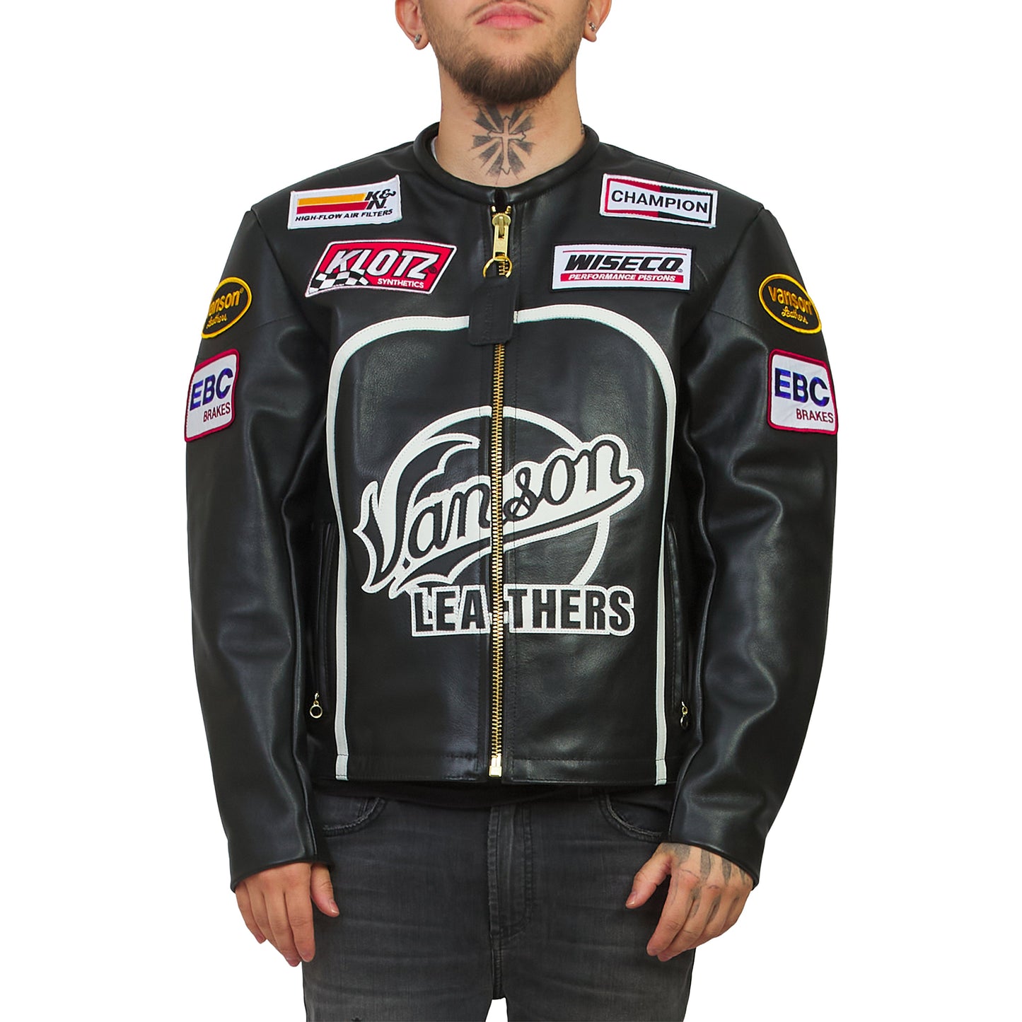 Bart Speedway Jacket | Black/Orange