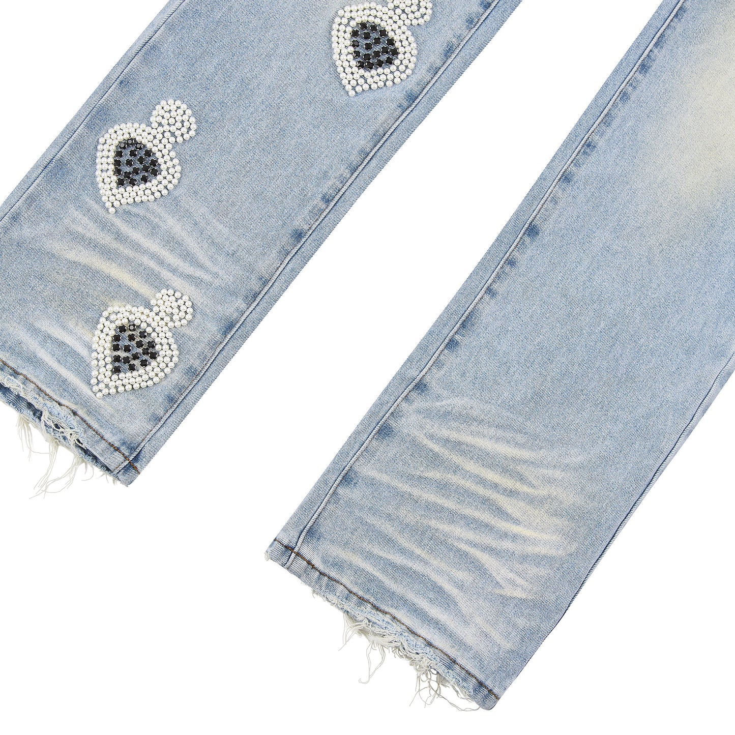 Diamond Denim | Light Blue Wash/Black