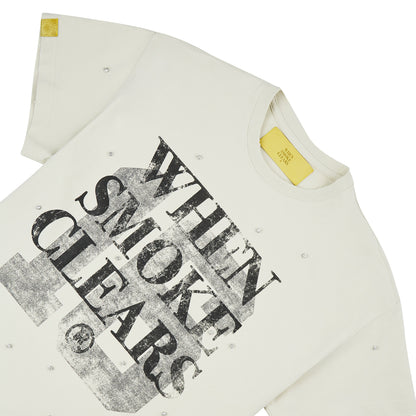 16 Logo Tee | Vintage White/Black