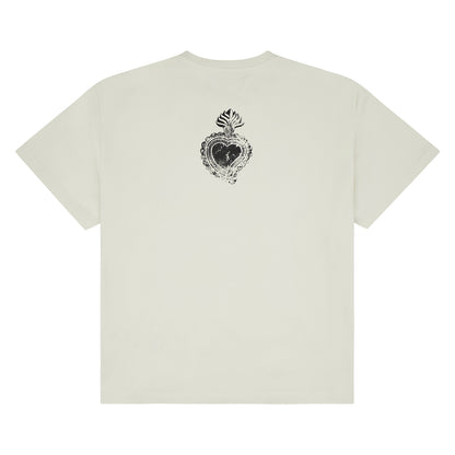 16 Logo Tee | Vintage White/Black