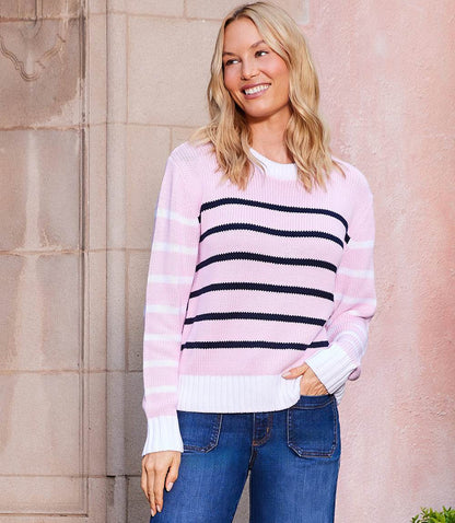 Stripe Crewneck Sweater