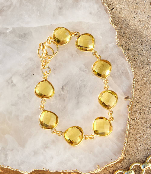 Citrine Quartz Bracelet