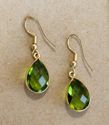 Peridot Gemstone Earrings