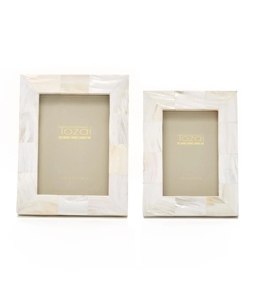 Mother Of Pearl Picture Frame, 4"x 6"