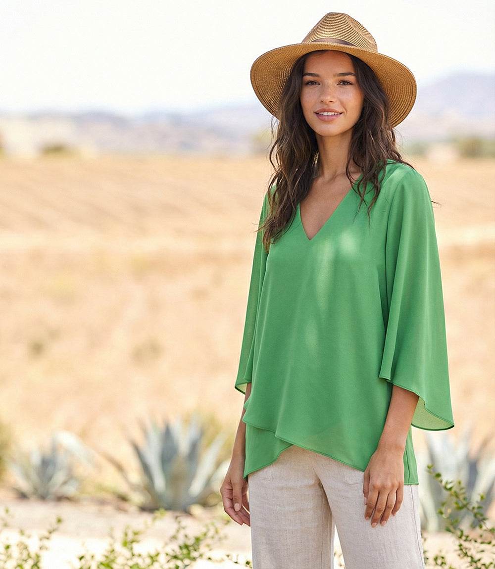 Bracelet Sleeve Asymmetric Top