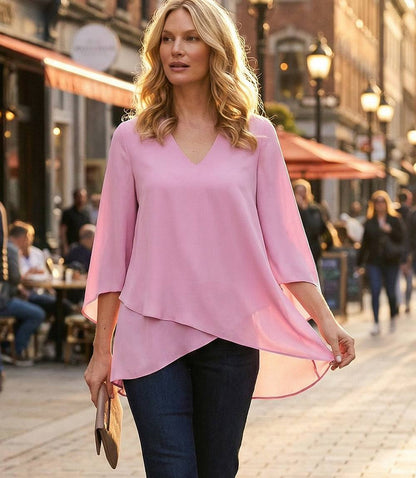 Bracelet Sleeve Asymmetric Top