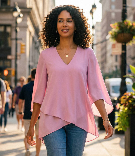 Bracelet Sleeve Asymmetric Top