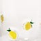 Hand-Painted Lemon Drinking Glass