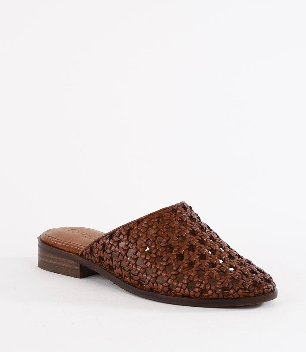 Seychelles Meet Me Half Way Woven Leather Mules