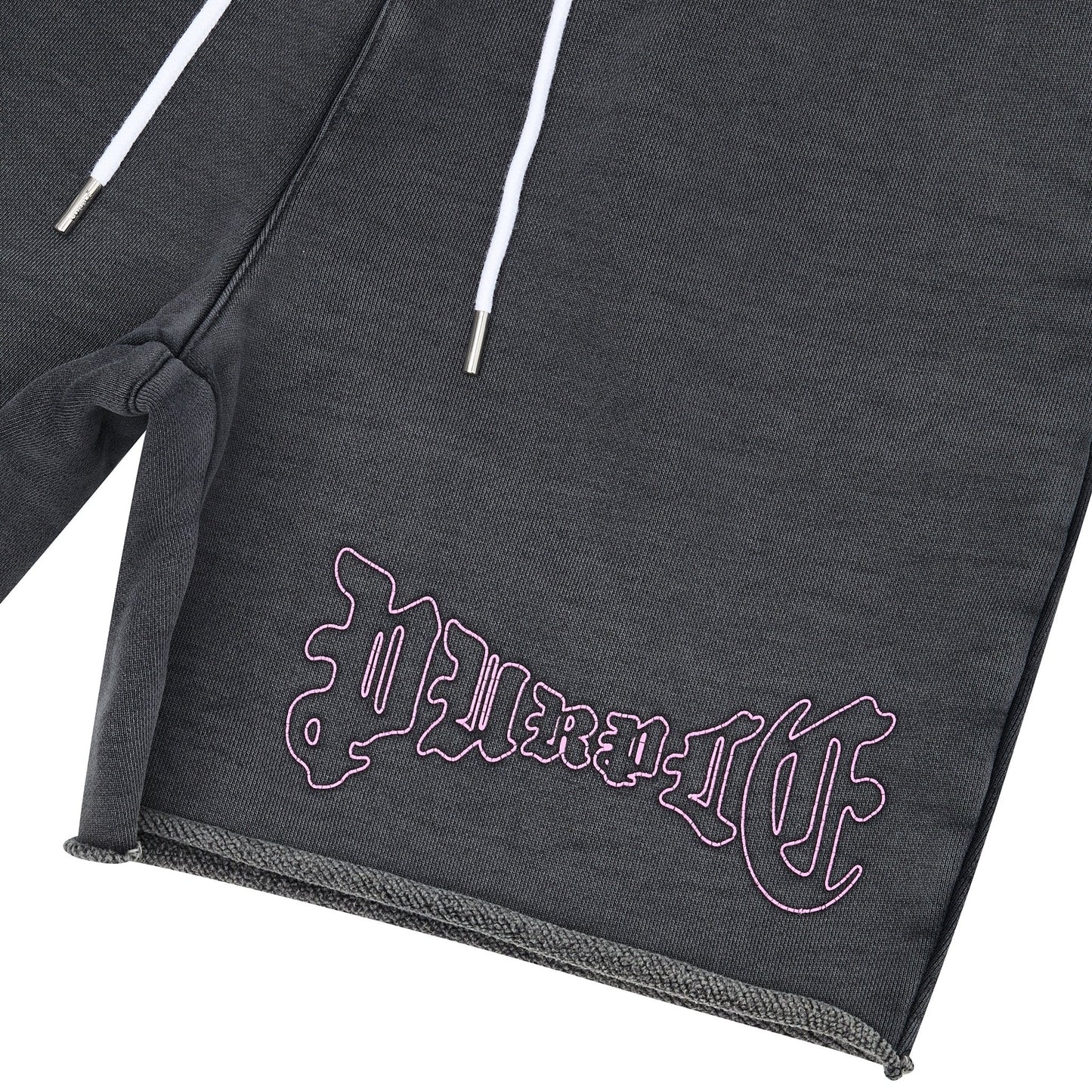 Arched Gothic Wordmark Sweatshort | Black