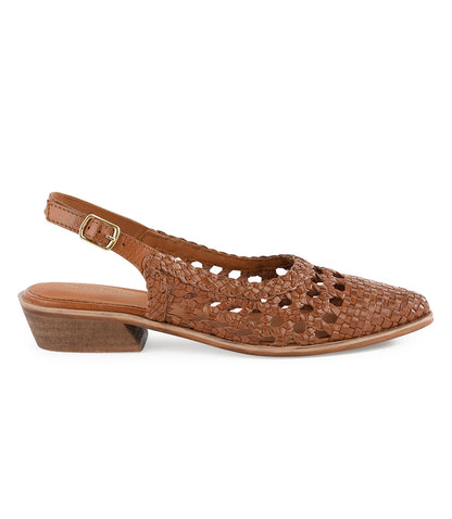 Seychelles Roxanne Woven Leather Sling Back Mules