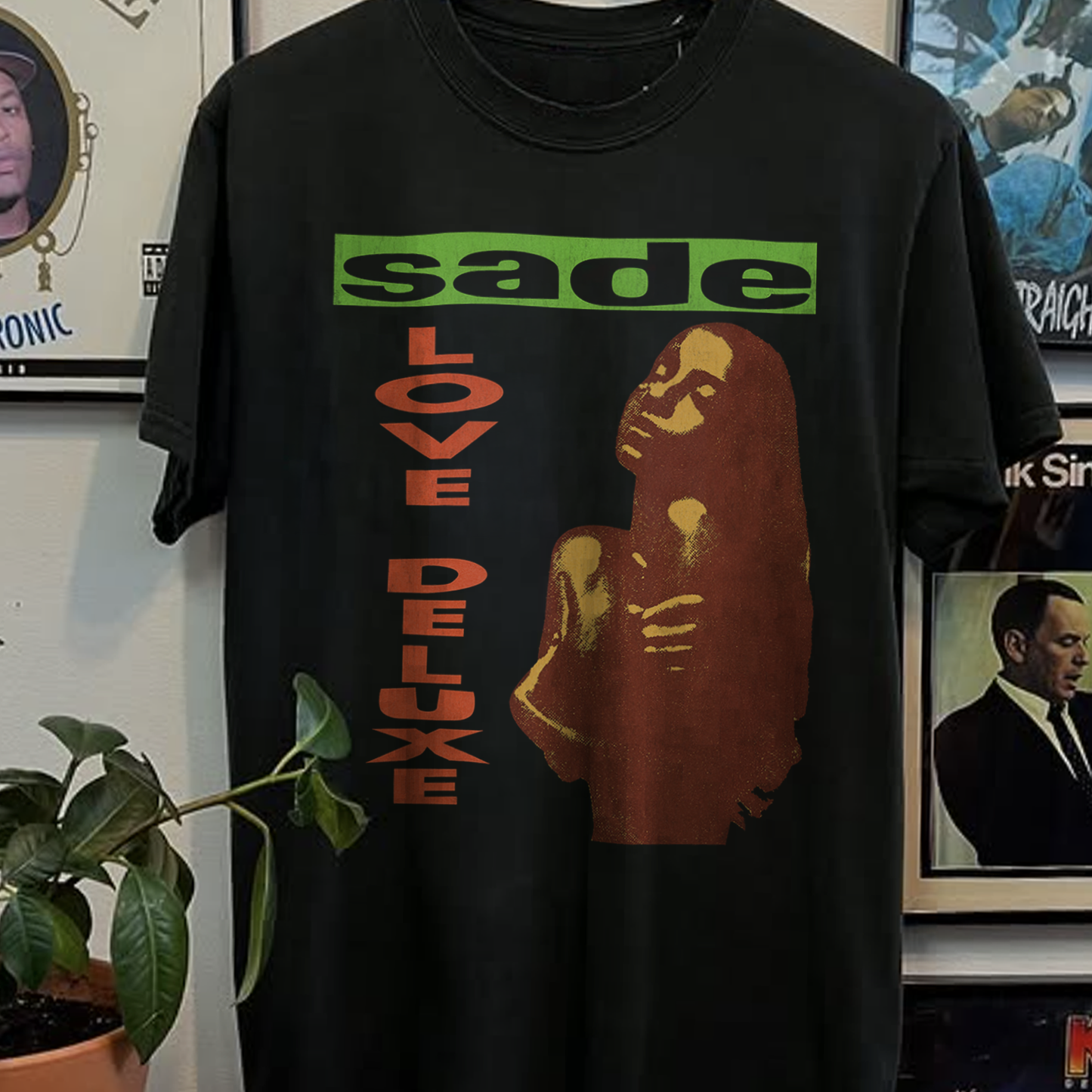 92 Sade Love Deluxe Washed Black Tee