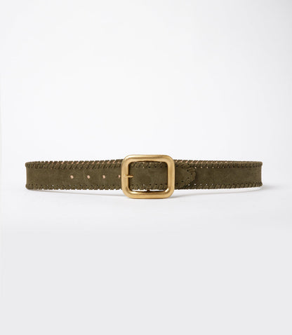 Streets Ahead Whipstitch Leather Belt