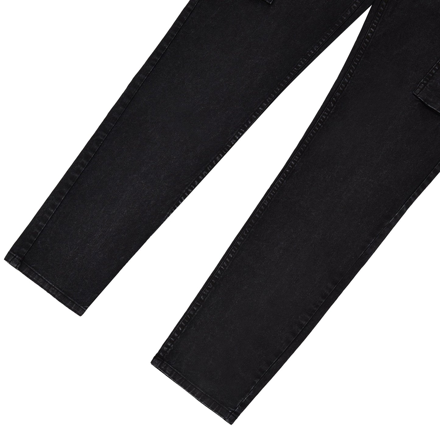 Brushed Twill Cargo Pant | Black