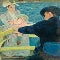 Mary Cassatt Marble Coasters, Set Of 4