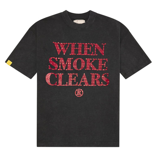 Diamond Tee | Off-Black/Red