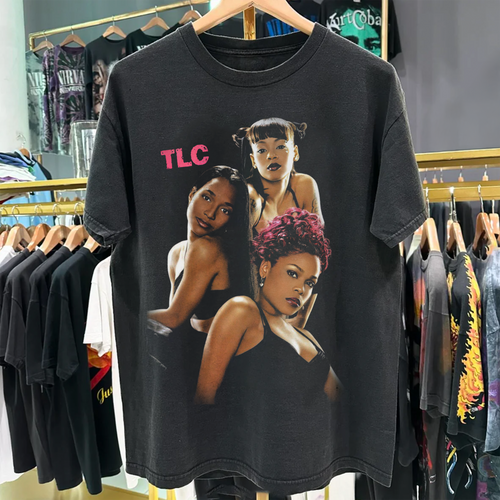 Retro Unpretty TLC Heavyweight Black Tshirt