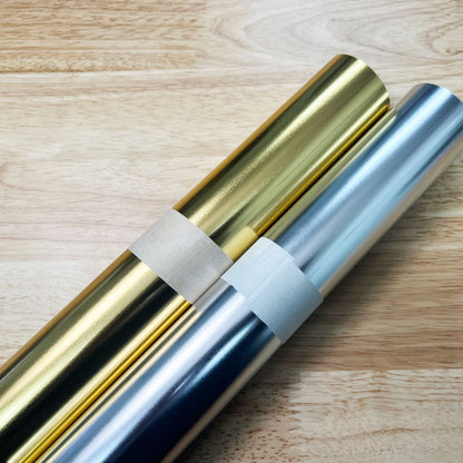 12" Silver -  Siser Easy Puff Metallic Heat Transfer Vinyl