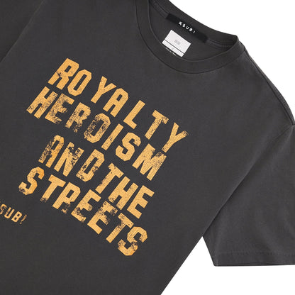 Hero Kash Tee | Faded Black