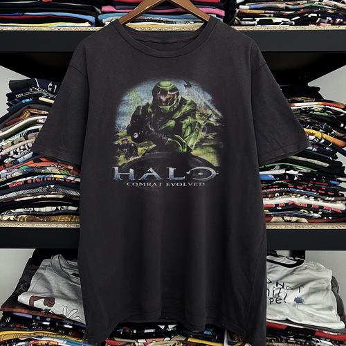 2001 Halo: Combat Evolved Washed Black Tee