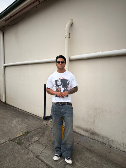 Sade Summer Delux Rare Washed White Tshirt