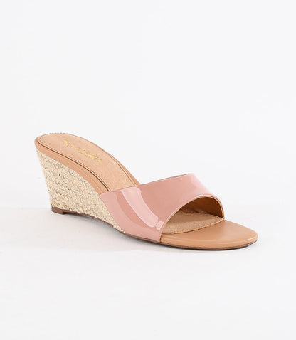 Seychelles Just Like That Patent Rope Wedge Sandals