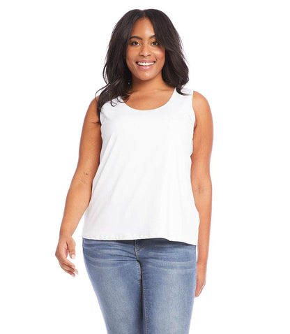 Plus Size Scoop Tank