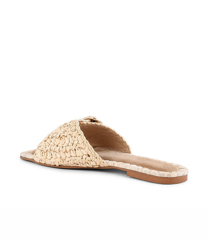 Seychelles Morning Brunch Raffia Buckle Sandals