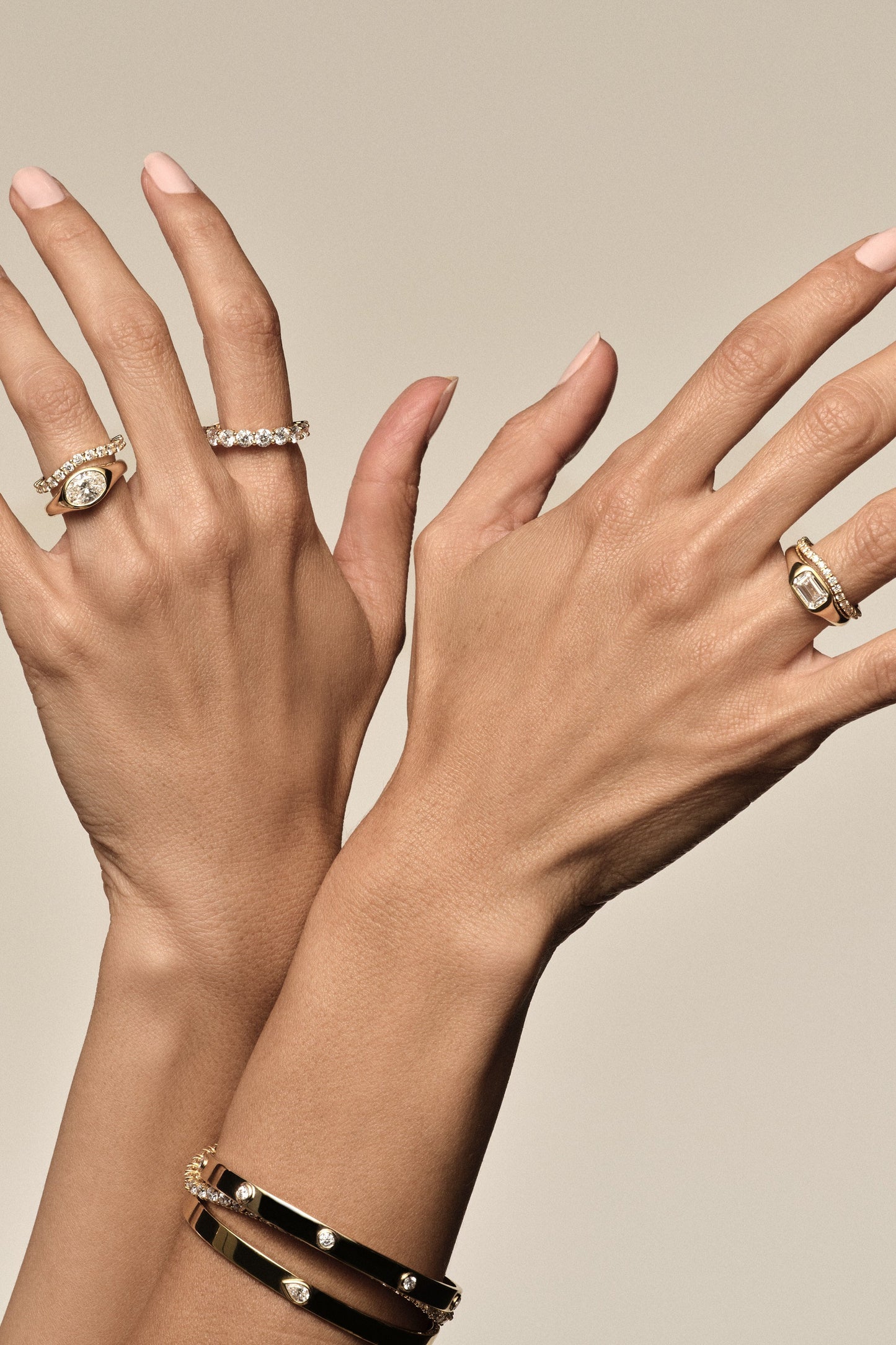 Insignia Diamond Band | 18K White Gold