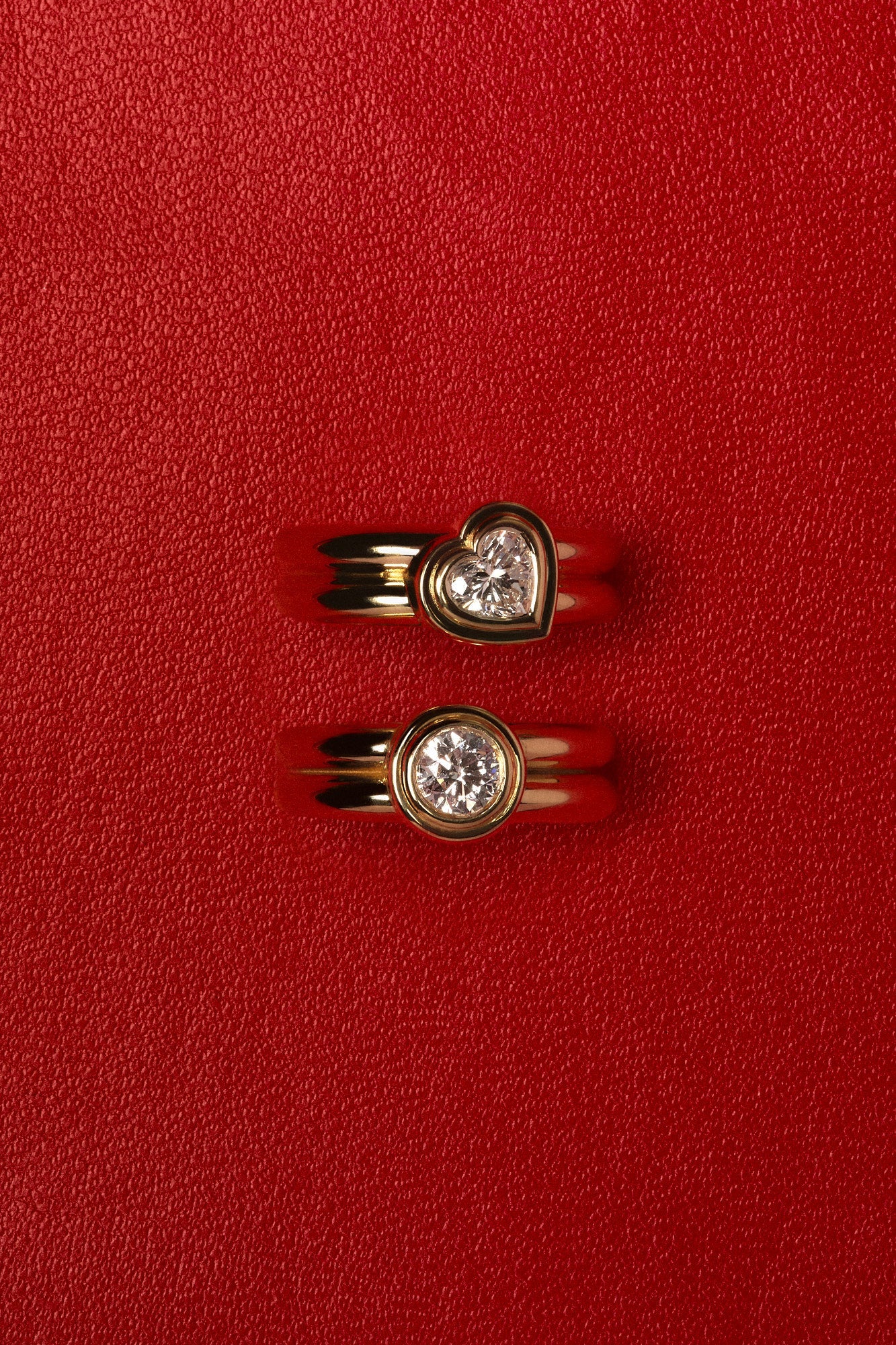 Roma Round Diamond Ring | 18K White Gold