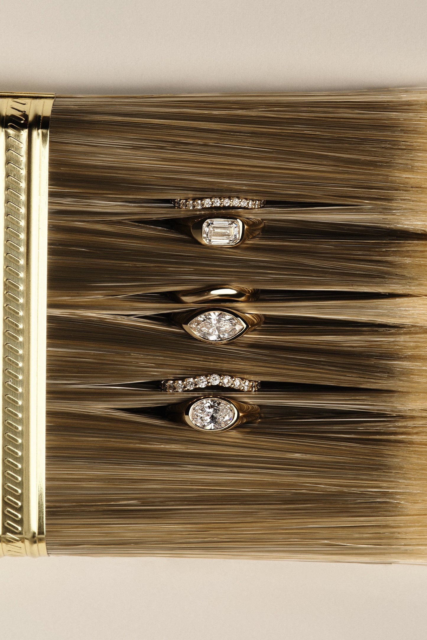 Insignia Diamond Band | 18K White Gold