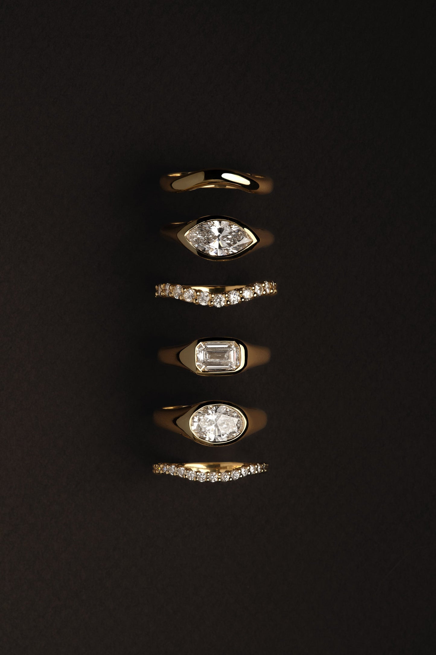 Insignia Diamond Band | 18K White Gold