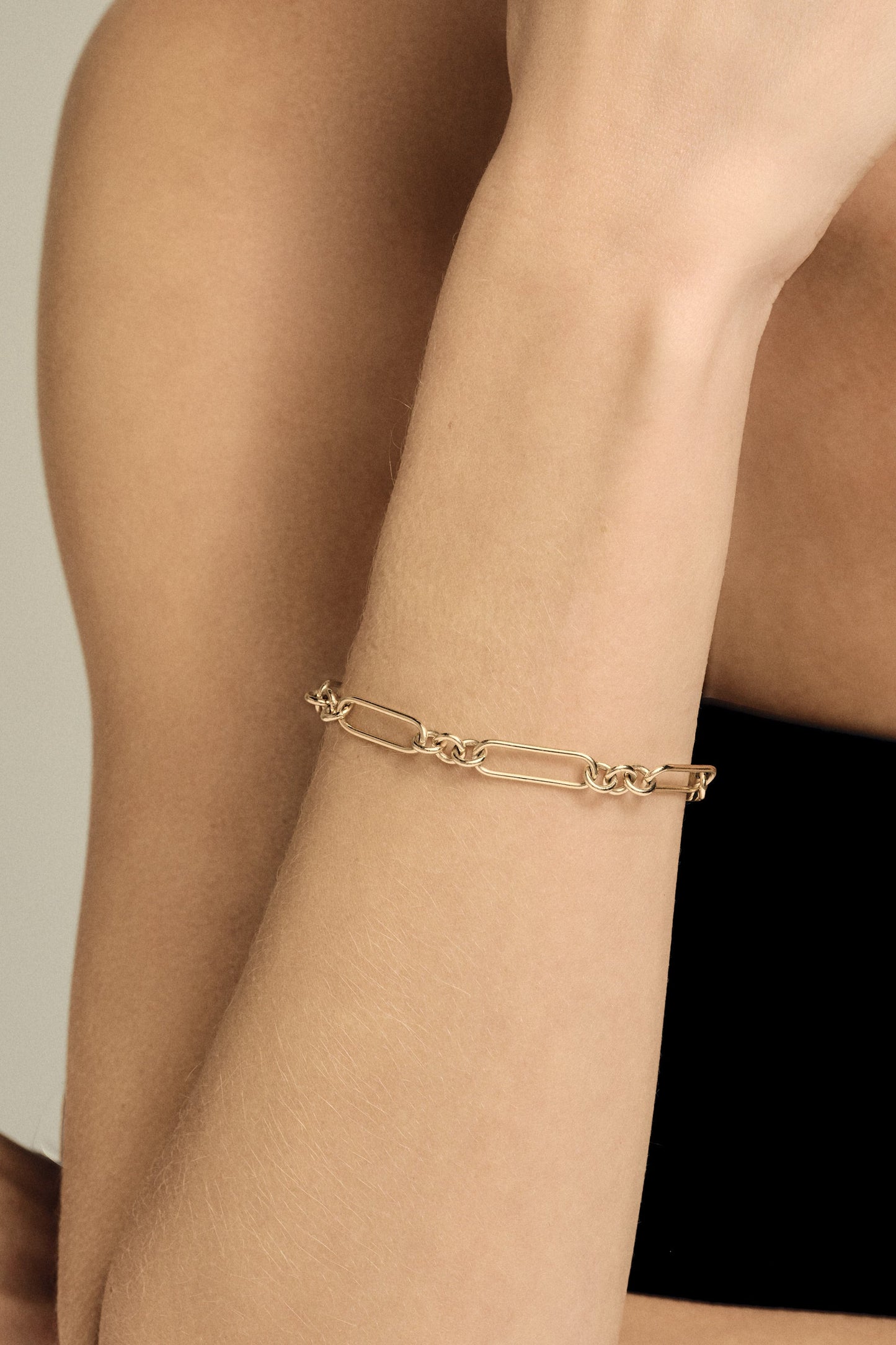 Large Lennox Bracelet | Silver or 9K White Gold