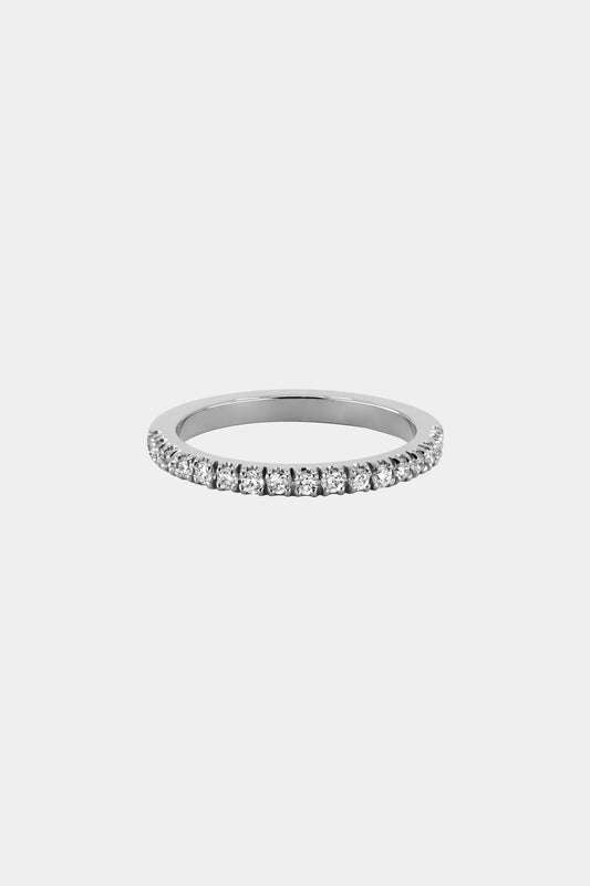 Harley Diamond Band | White Gold