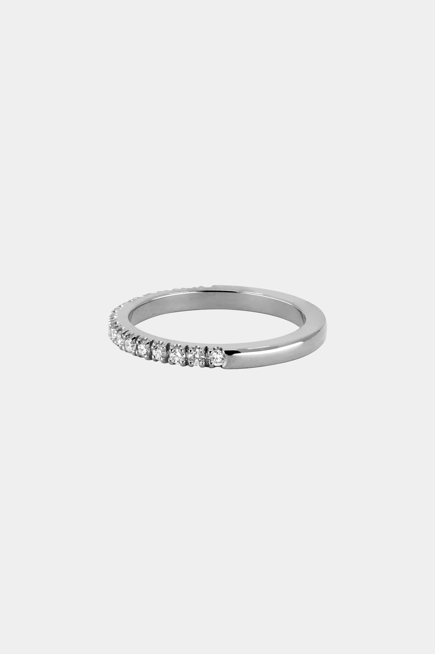 Harley Diamond Band | White Gold