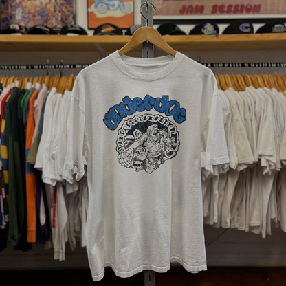Rare 80's Underdog Hardcore Washed White Tee