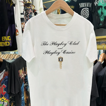 The Playboy Club Heavyweight White Tshirt