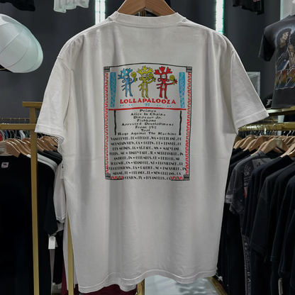93 Alice In Chains Lollapalooza Washed White Tee