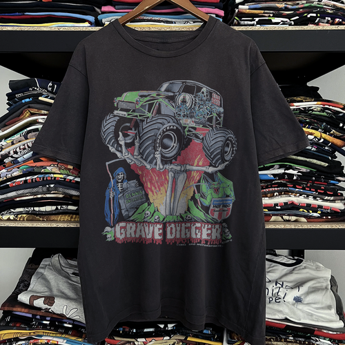1994 Grave Digger Washed Black Tee