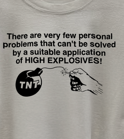 High Explosives Washed White Tee