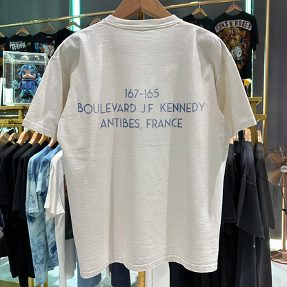90s Du Cap Eden Rock Rare Washed White T-Shirt