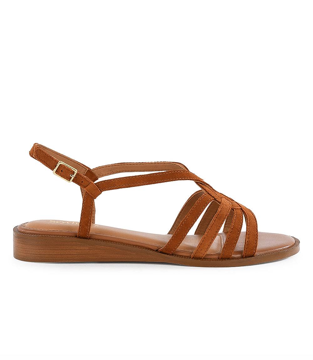 Seychelles Sunflower Fields Suede Wrap Sandals