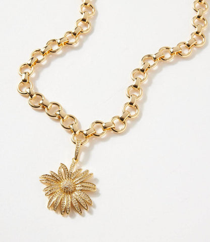 Flower Pendant Necklace
