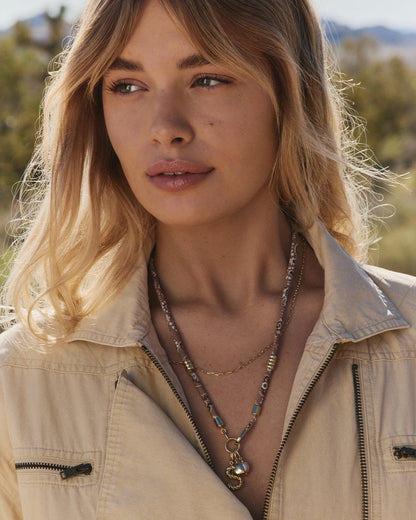 Paisley Bandana Long Necklace