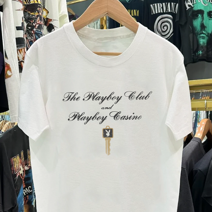 The Playboy Club Heavyweight White Tshirt