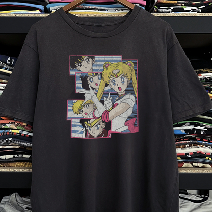 1999 Sailor Moon Promo Washed Black Tee
