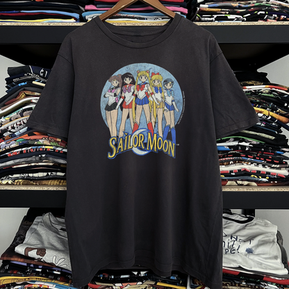 1998 Sailor Moon Washed Black Tee